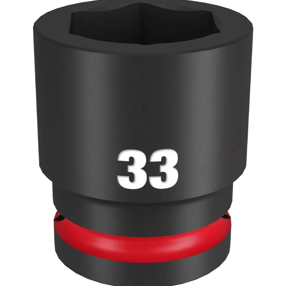 Milwaukee Shockwave Impact Duty 3/4" Drive 33mm Standard 6 Point Socket 49-66-6371