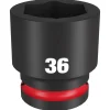 Milwaukee Shockwave Impact Duty 3/4" Drive 36mm Standard 6 Point Socket 49-66-6374