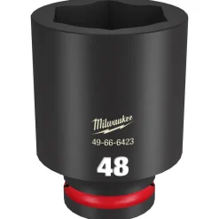 Milwaukee Shockwave Impact Duty 3/8'' Drive 17mm Standard 6 Point Socket 49-66-6141
