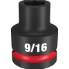 Milwaukee Shockwave Impact Duty 3/8'' Drive 9mm Standard 6 Point Socket 49-66-6133