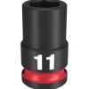 Milwaukee Shockwave Impact Duty 3/8'' Drive 11mm Standard 6 Point Socket 49-66-6135