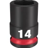 Milwaukee Shockwave Impact Duty 3/8'' Drive 14mm Standard 6 Point Socket 49-66-6138