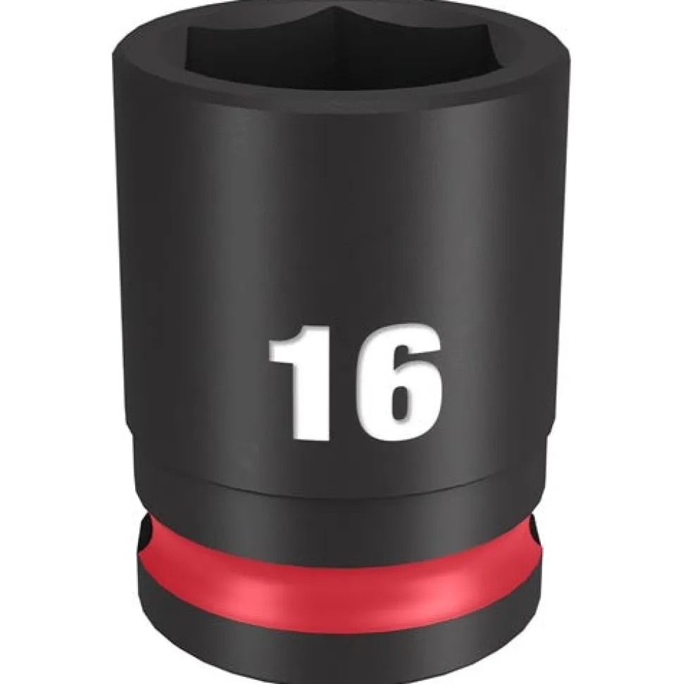 Milwaukee Shockwave Impact Duty 3/8'' Drive 16mm Standard 6 Point Socket 49-66-6140