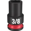 Milwaukee Shockwave Impact Duty 3/8'' Drive 3/8" Standard 6 Point Socket 49-66-6104