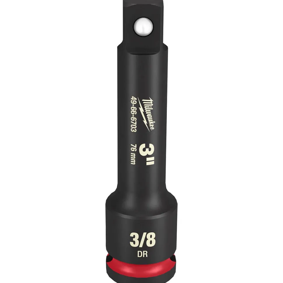 Milwaukee Shockwave Impact Duty 3/8" Drive 3" Socket Extension 49-66-6703