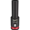 Milwaukee Shockwave Impact Duty 3/8'' Drive 8mm Deep 6 Point Socket 49-66-6150