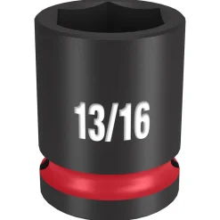 Milwaukee Shockwave Impact Duty 1/2" Drive 13/16" Standard 6 Point Socket 49-66-6207