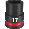 Milwaukee Shockwave Impact Duty 1/2" Drive 17mm Standard 6 Point Socket 49-66-6249
