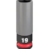Milwaukee SHOCKWAVE Impact Duty 1/2" Drive 19MM Metric Lug Nut Wheel Socket 49-66-7804