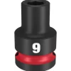 Milwaukee Shockwave Impact Duty 1/2" Drive 1-7/16" Standard 6 Point Socket 49-66-6217