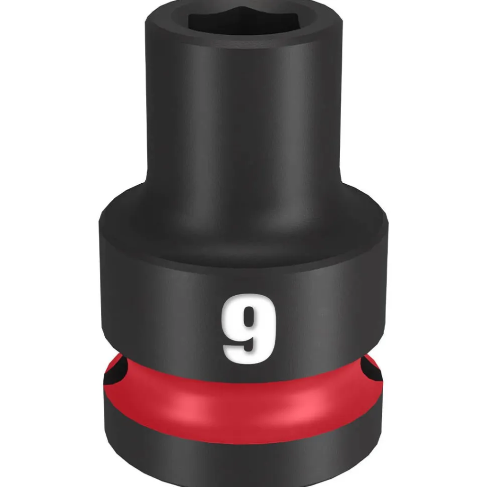 Milwaukee Shockwave Impact Duty 1/2" Drive 1-7/16" Standard 6 Point Socket 49-66-6217