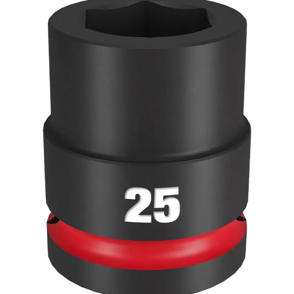 Milwaukee Shockwave Impact Duty 3/4" Drive 25mm Standard 6 Point Socket 49-66-6363