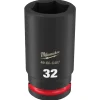 Milwaukee Shockwave Impact Duty 3/4" Drive 32mm Deep 6 Point Socket 49-66-6407