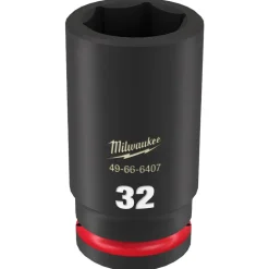 Milwaukee Shockwave Impact Duty 3/4" Drive 32mm Deep 6 Point Socket 49-66-6407