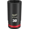 Milwaukee Shockwave Impact Duty 3/4" Drive 30mm Deep 6 Point Socket 49-66-6405
