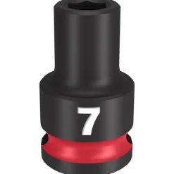 Milwaukee Shockwave Impact Duty 3/8'' Drive 7mm Standard 6 Point Socket 49-66-6131