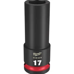 Milwaukee Shockwave Impact Duty 1/2" Drive 17mm Deep 6 Point Socket 49-66-6278