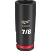 Milwaukee Shockwave Impact Duty 1/2" Drive 7/8" Deep 6 Point Socket 49-66-6228