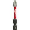 Milwaukee SHOCKWAVE 2" Impact Phillips #2 Power Bits 5 Pack 48-32-4602