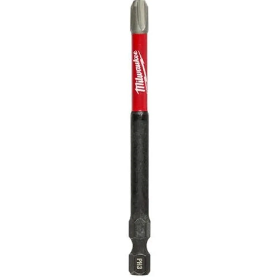 Milwaukee Shockwave 3-1/2" Impact Phillips #3 Bit (2 Pack) 48-32-4664