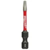 Milwaukee SHOCKWAVE 2" Impact Square Recess #1 Power Bits 25 Pack 48-32-4171