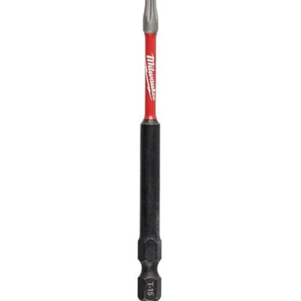 Milwaukee Shockwave 3-1/2" Impact Torx T15 Bit (2 Pack) 48-32-4677
