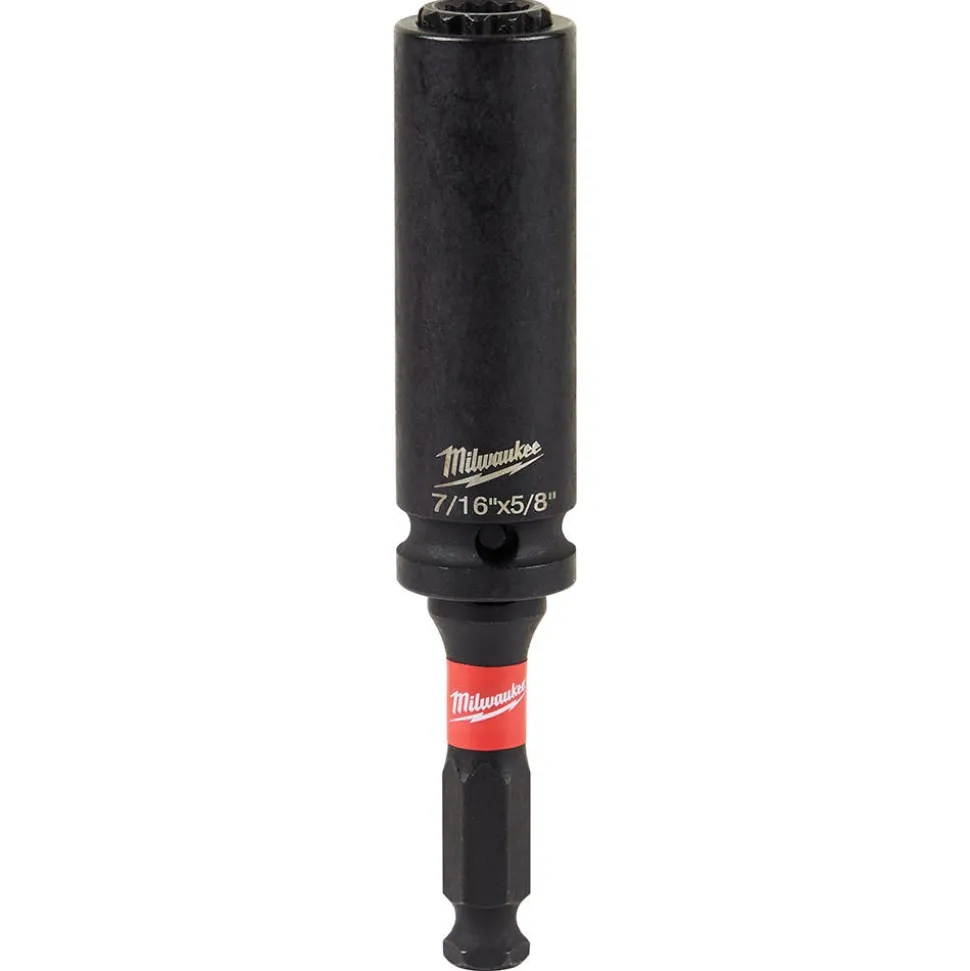 Milwaukee SHOCKWAVE 7/16" & 5/8" 2-in-1 Lineman's 12PT Socket 49-66-5120