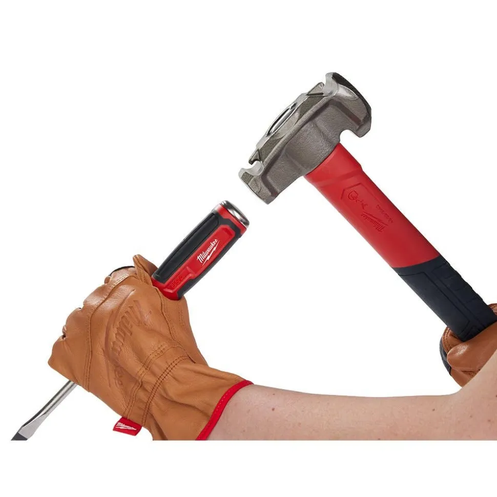 Milwaukee 3/8" Slotted 8" Cushion Grip Demolition Screwdriver (USA) MT210