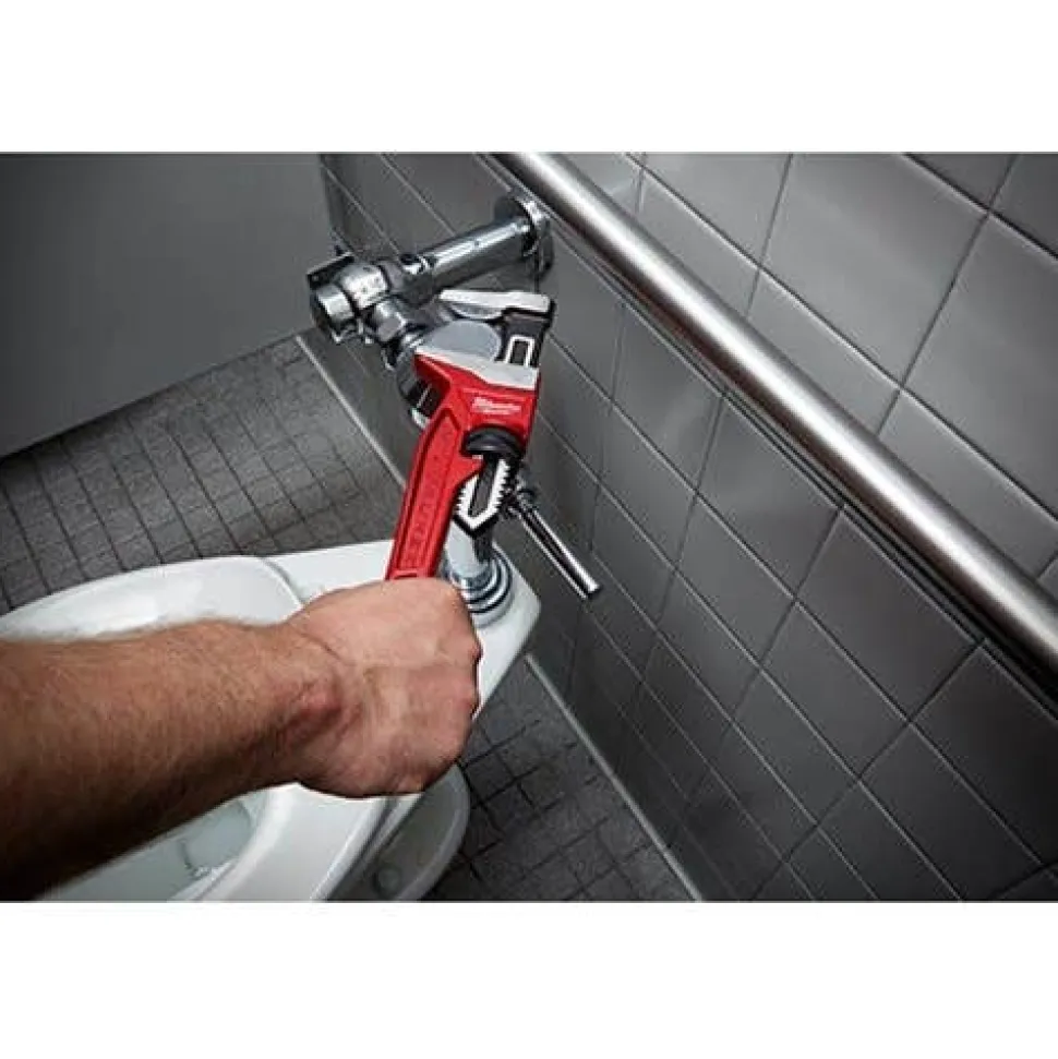 Milwaukee 12" Smooth Jaw Pipe Wrench 48-22-7186