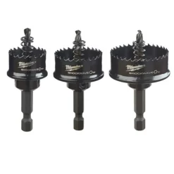Milwaukee Thin Wall 3 Piece Hole Saw Set 49-22-4800