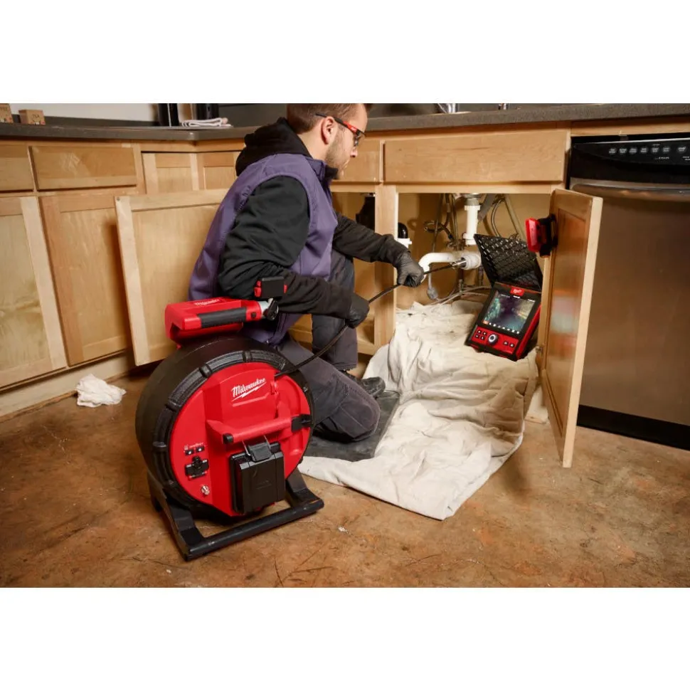 Milwaukee Tool M18 100’ Flexible Modular Pipeline Inspection System 3972-22