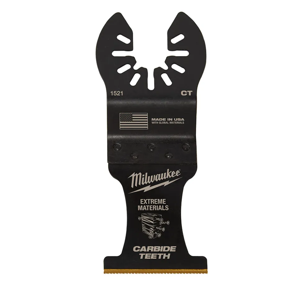 Milwaukee Tool Milwaukee 1-3/8" OPEN-LOK TITANIUM ENHANCED CARBIDE TEETH MULTI-MATERIAL BLADE 3 Pack 49-25-1523
