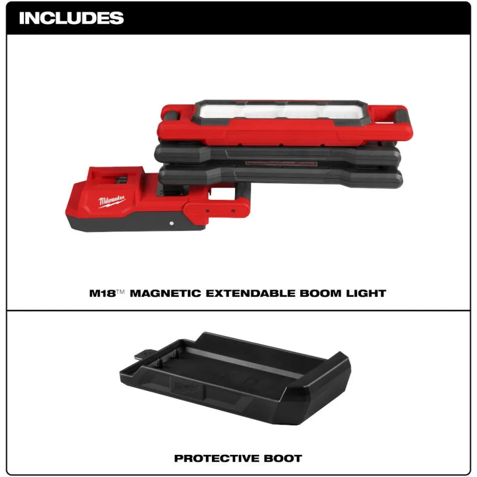 Milwaukee Tool M18 Magnetic Extendable Boom Light 2500 Lumens (Bare Tool) 2129-20