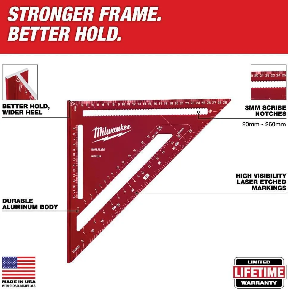 Milwaukee Tool 300mm Rafter Square MLSQ1120