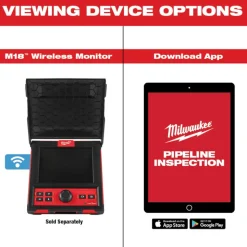 Milwaukee Tool M18 325’ Stiff Modular Pipeline Inspection System 3976-22