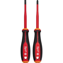 Milwaukee Tool 2 Piece 1000V Insulated Slim Tip Screwdriver Set 48-22-2207
