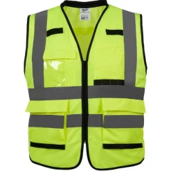 Milwaukee Tools ANSI Class 2 15 Pocket Performance Safety Vest Hi-Vis Yellow 48-73-504