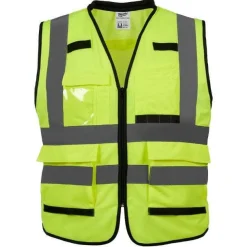 Milwaukee Tools ANSI Class 2 15 Pocket Performance Safety Vest Hi-Vis Yellow 48-73-504