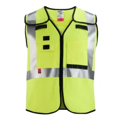 Milwaukee Tools AR/FR Cat. 1 Class 2 Breakaway Safety Vest ANSI/CSA High Vis 48-73-531