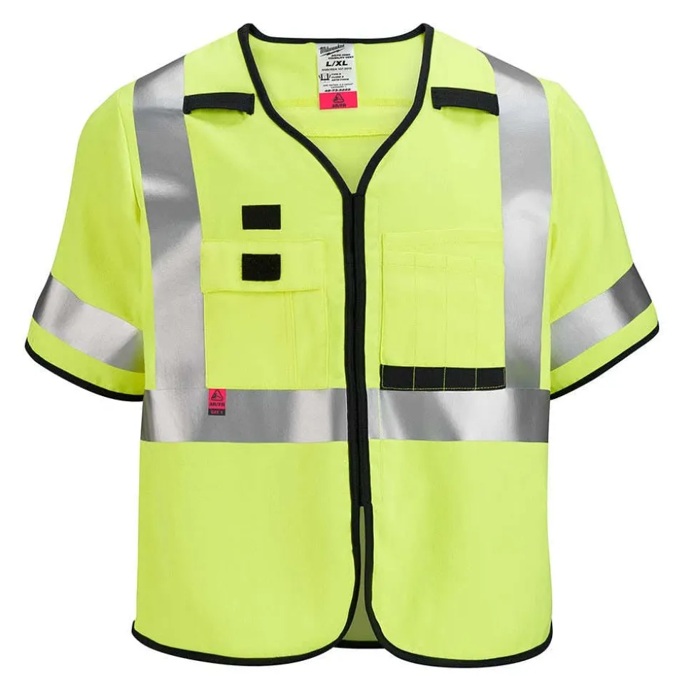 Milwaukee Tools AR/FR Cat. 1 Class 3 Safety Vest High Vis 48-73-532