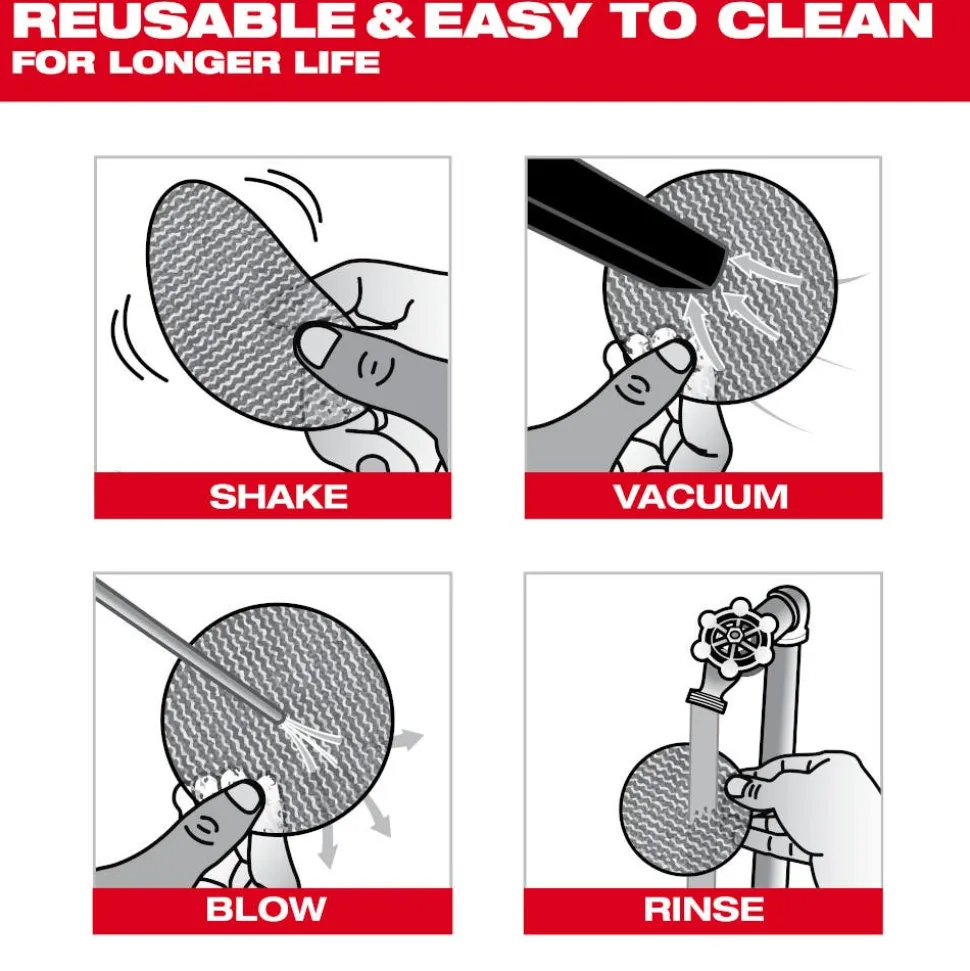 Milwaukee Tools 3” Assorted 80, 120, 180 Grit Mesh Sanding Discs with POWERGRID Tear Resistant Mesh – 12 pk + Pad Saver 48-80-6405