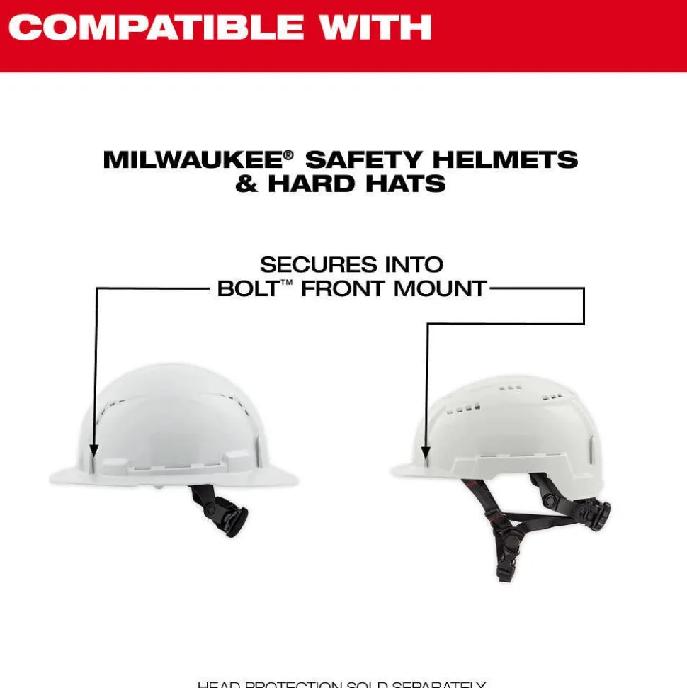 Milwaukee Tools BOLT™ Gasketed Full Face Shield - Clear Dual Coat Lens (Compatible with Milwaukee® BOLT™ Safety Helmets & BOLT™ Hard Hats) 48-73-1422