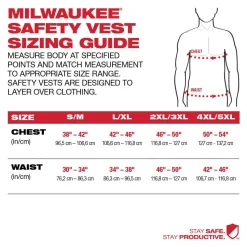 Milwaukee Tools Class 2 High Visibility Mesh One Pocket ANSI Safety Vest Hi-Vis Yellow 48-73-224Y