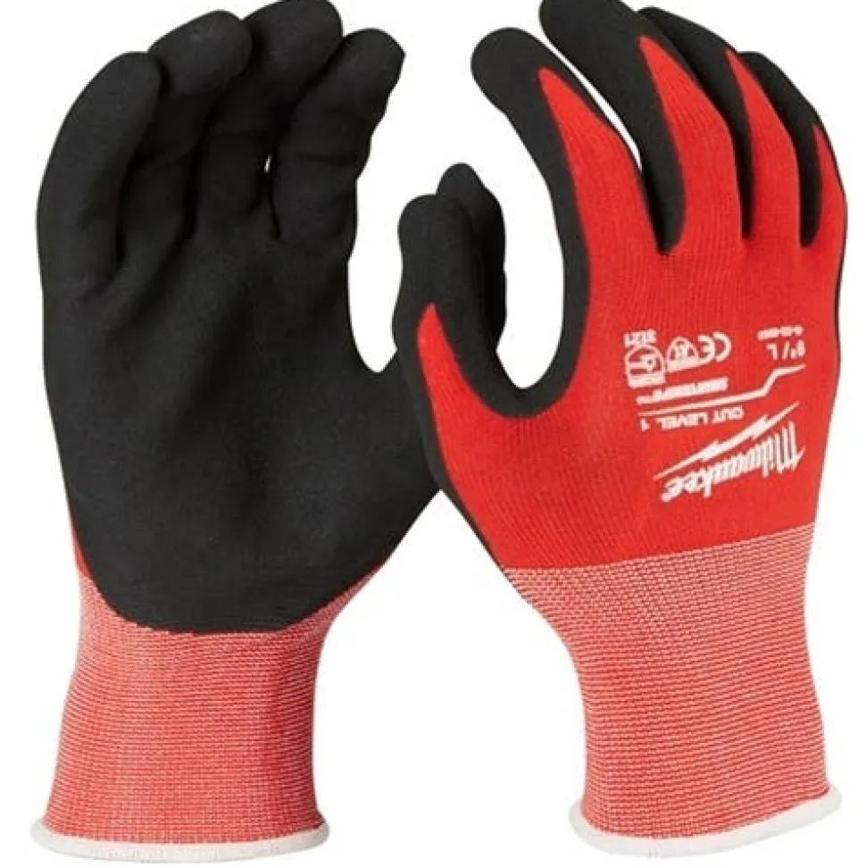 Milwaukee Tools Cut Level A1 Dipped Gloves 48-22-890