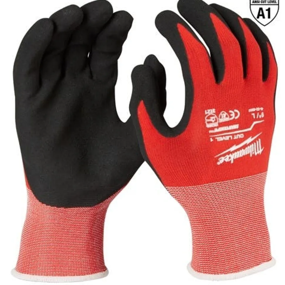 Milwaukee Tools Cut Level A1 Dipped Gloves 48-22-890