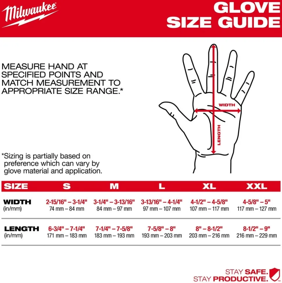 Milwaukee Tools Cut Level 6 High-Dexterity Nitrile Dipped Gloves 48-73-700