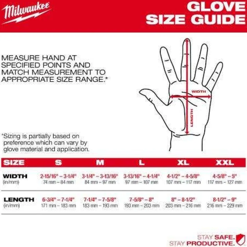 Milwaukee Tools Cut Level 5 High Dexterity Polyurethane Dipped Gloves 48-73-875