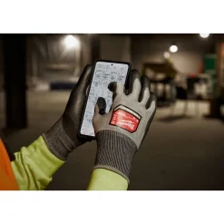 Milwaukee Tools Cut Level 4 High Dexterity Polyurethane Dipped Gloves 48-73-874