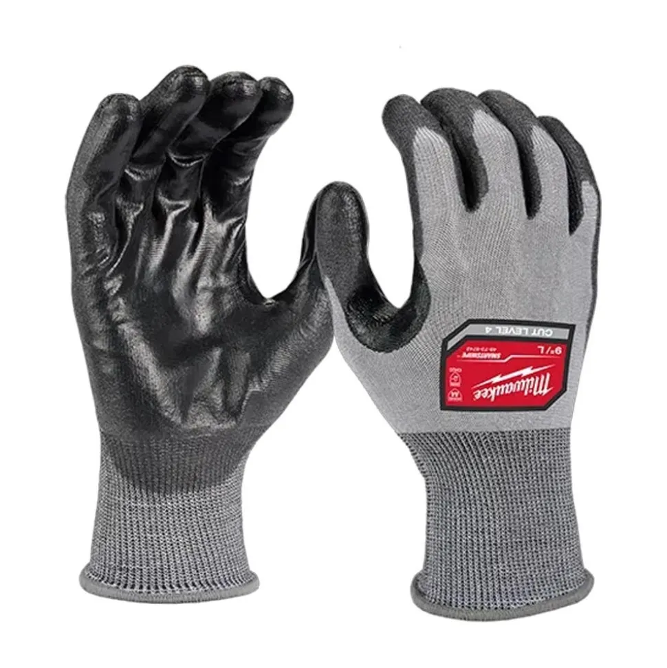 Milwaukee Tools Cut Level 4 High Dexterity Polyurethane Dipped Gloves 48-73-874