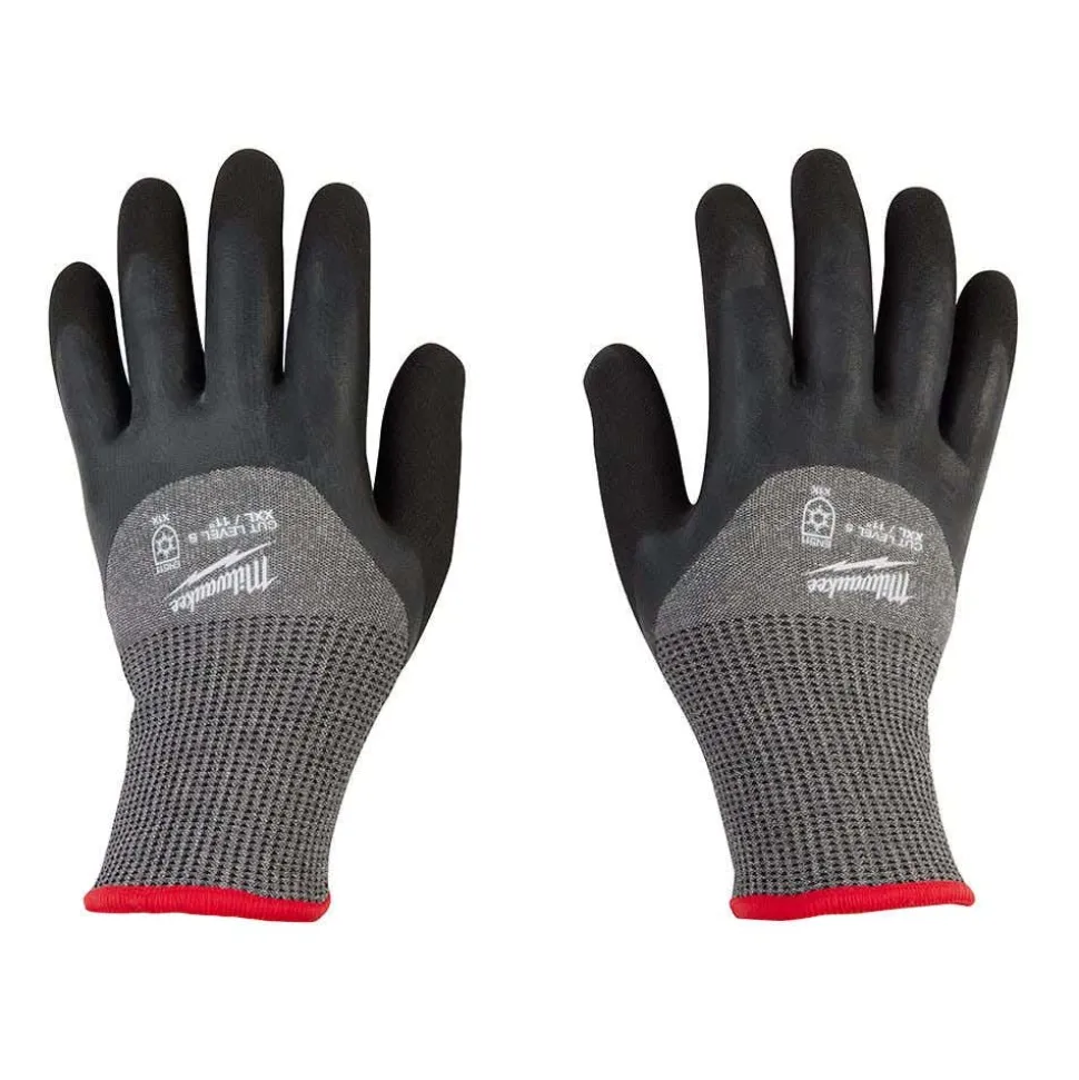 Milwaukee Tools Cut Level 5 Winter Dipped Gloves 48-73-795